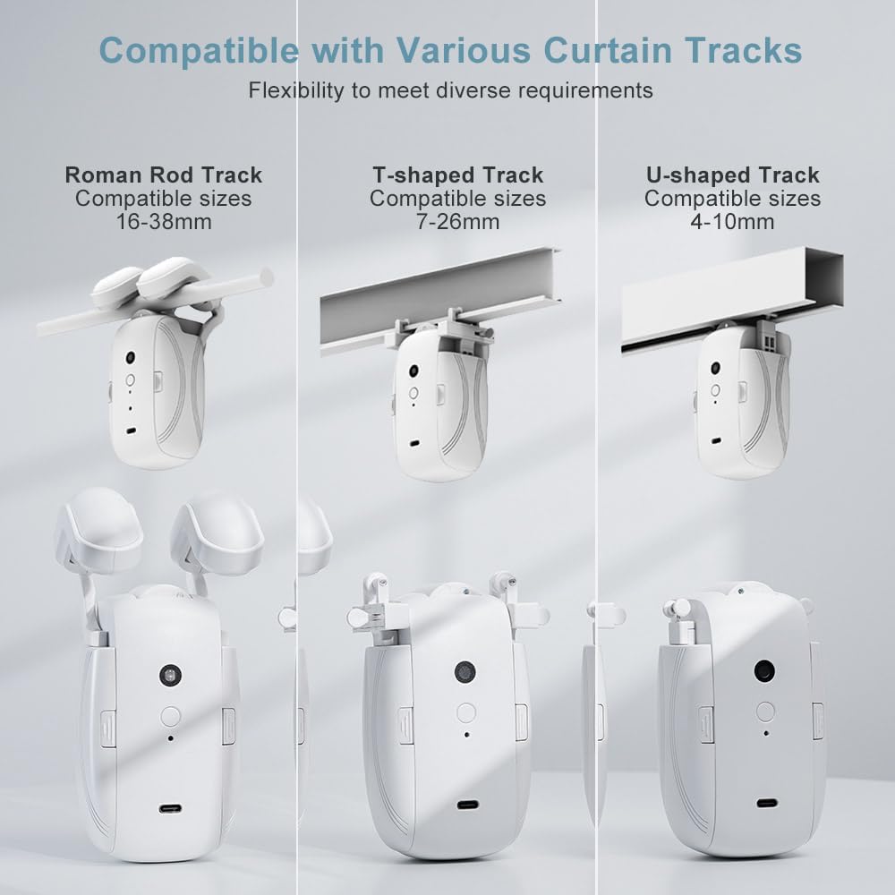 Automatic Curtain Opener And Closer - in use