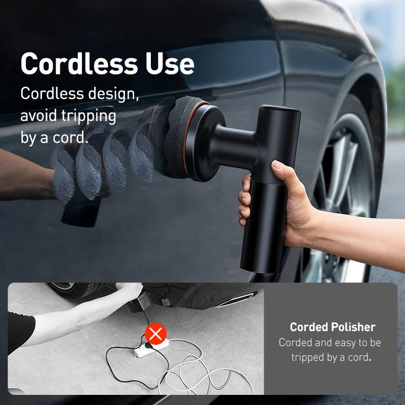 Cordless Dual Action Car Polisher - detail