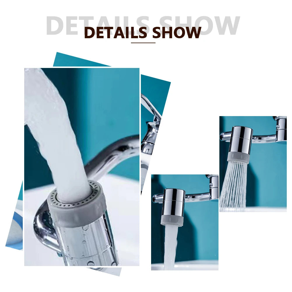 1080 degrees Rotating Faucet Extender & Aerator Attachment - detail