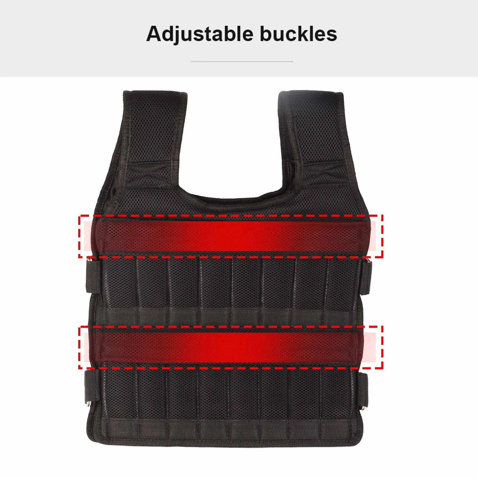 Heavy-Duty Workout Vest Weight - alternate angle