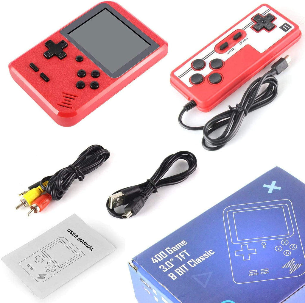 Portable Game Pad With 400 Games Included + Additional Player Controller, Portable - detail