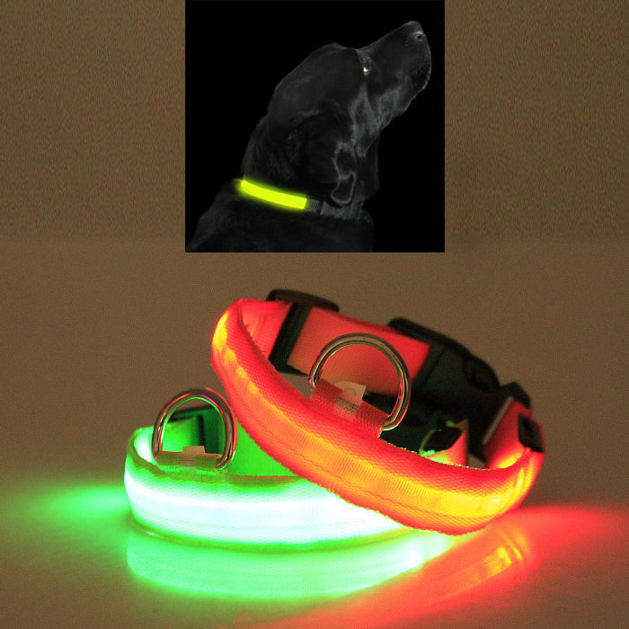 LED PET Safety Halo Style Collar - detail