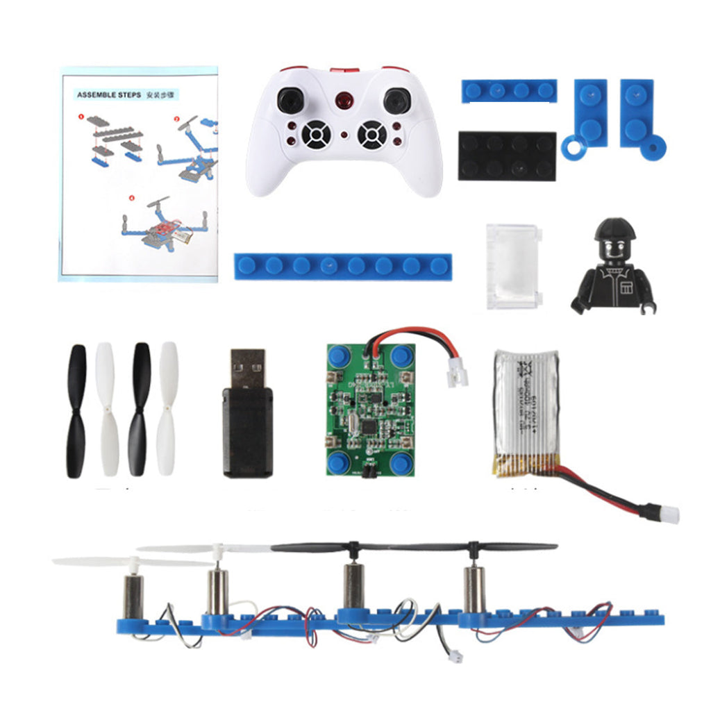 DIY Drone Building Stem Project For Kids - in use