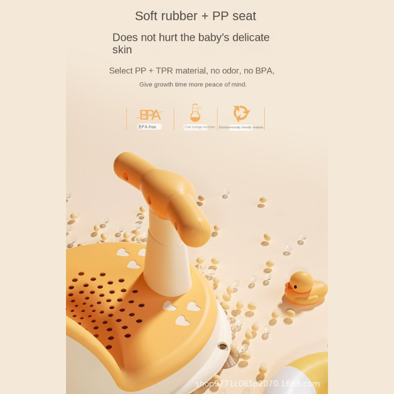Baby Bath Seat - Children's Shower Chair - in use