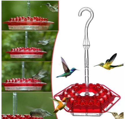Ant Proof Hummingbird Feeder Outdoor Hanging Perch - detail