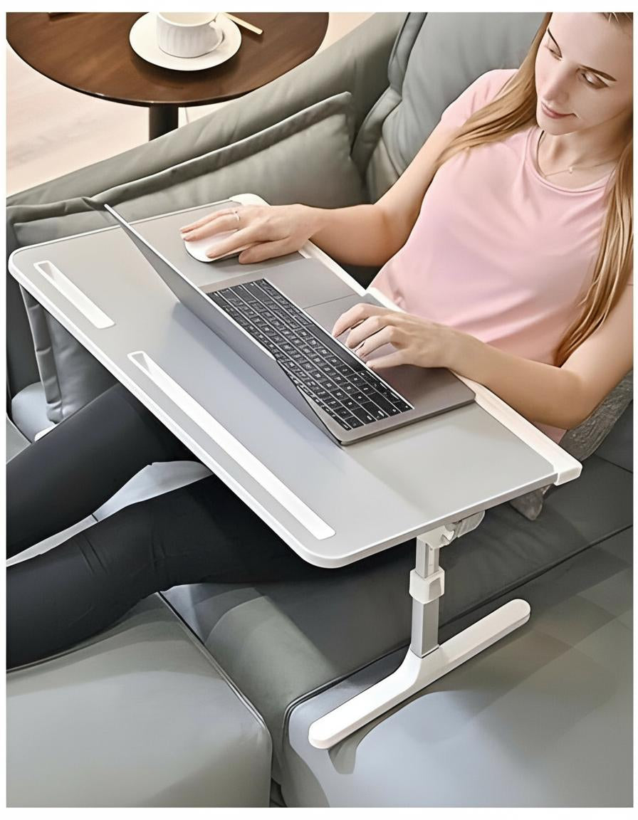 Adjustable Laptop Stand for Bed - in use