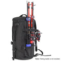 Fishing Tackle Backpack Tackle Box Organizer with Rod - alternate angle