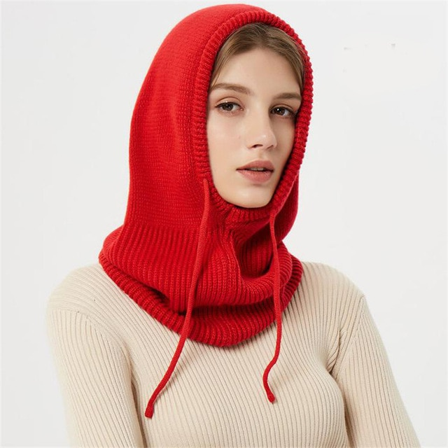 Cashmere Winter Knitted Hat - alternate angle