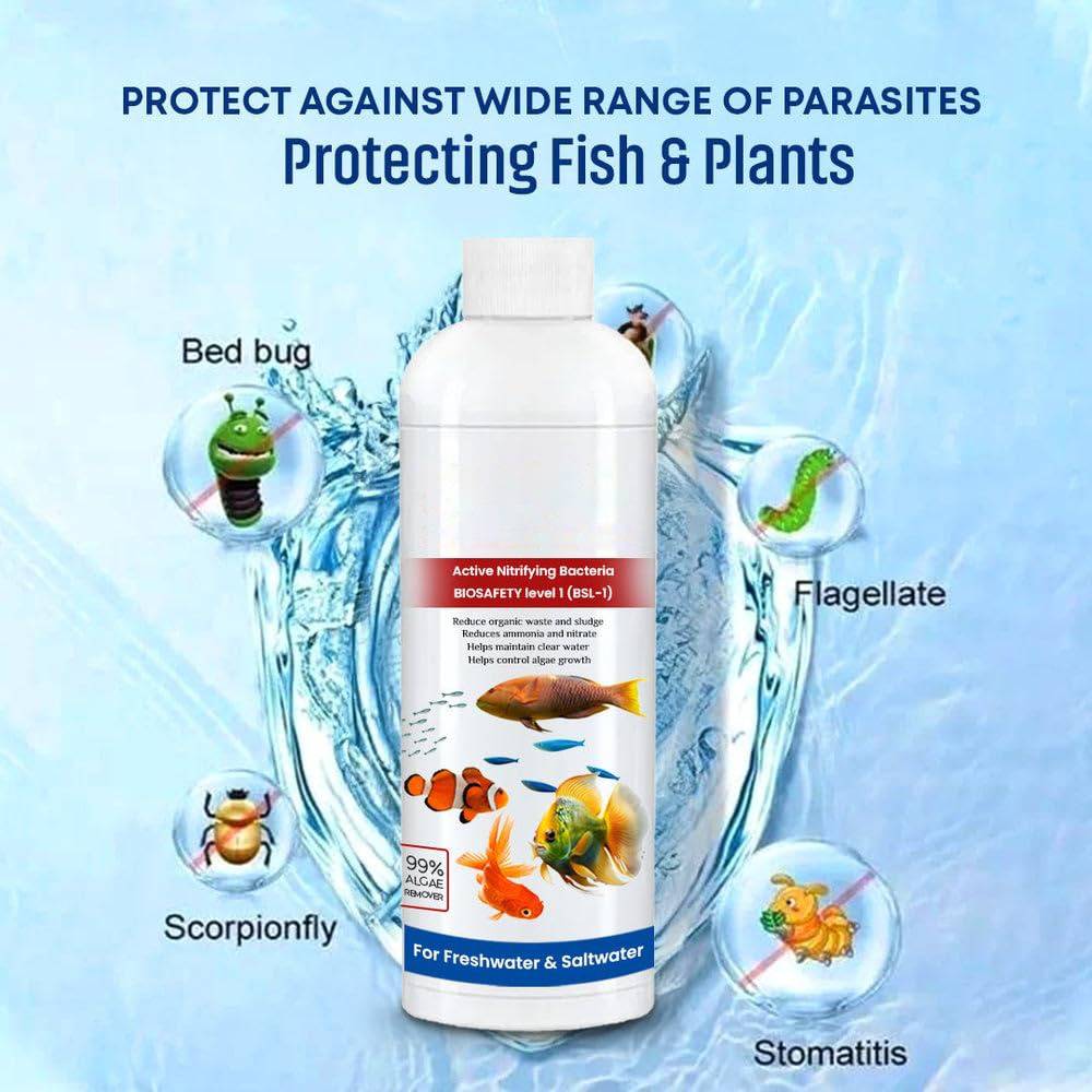 3 Pack Fish Tank Cleaner Liquid - detail