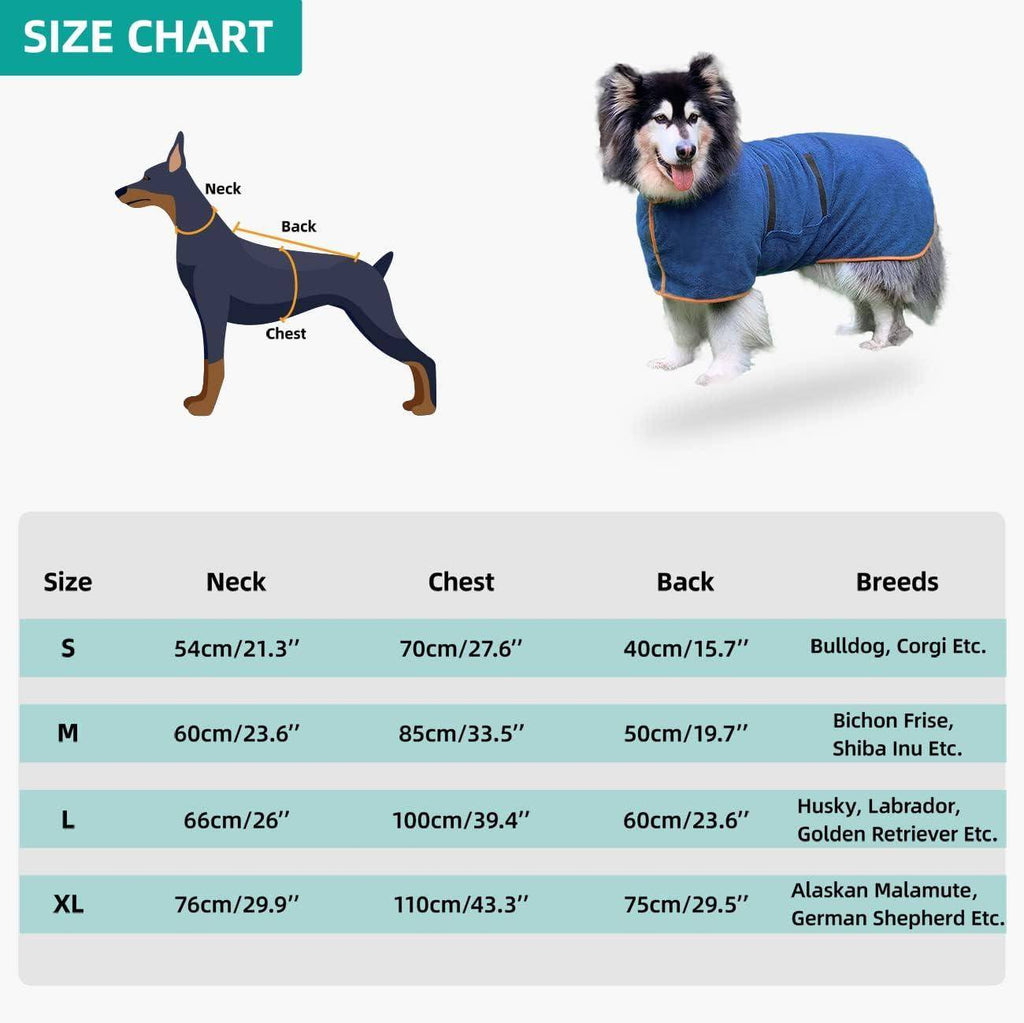 Bath Robe for Dogs - detail
