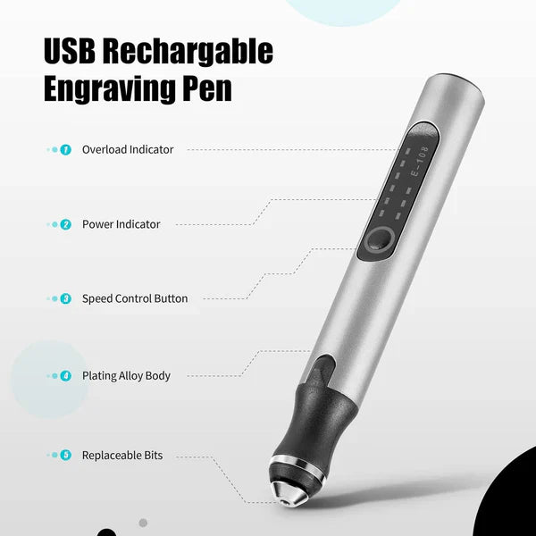 Cordless Engraving Pen - detail