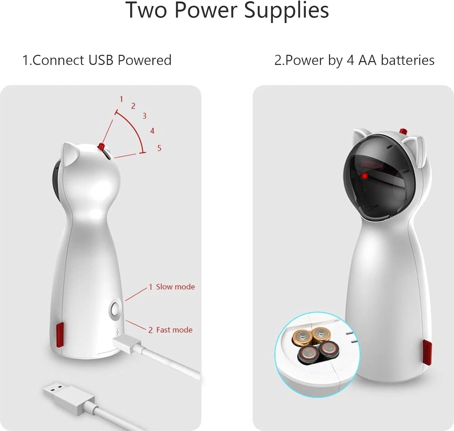 Cat Laser Toy - in use