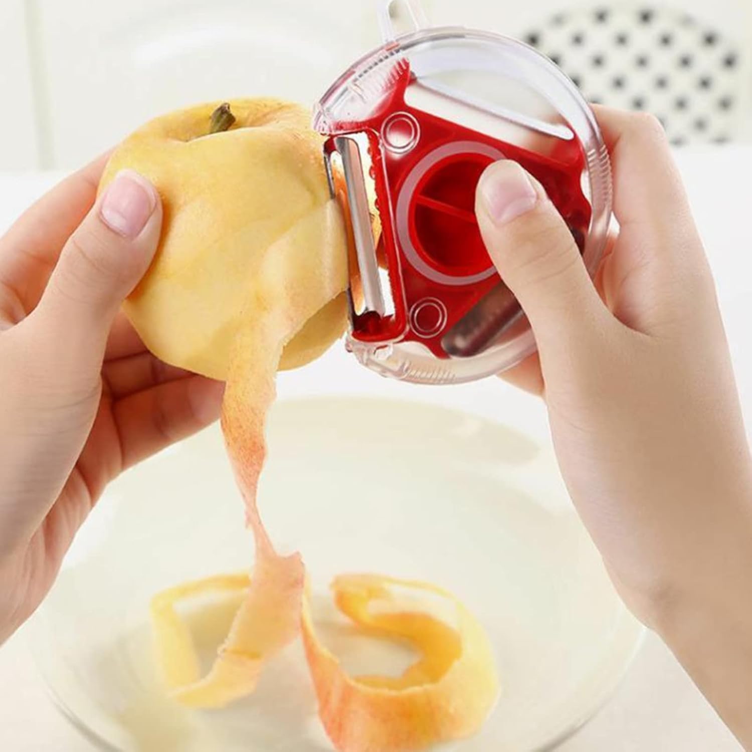 3-in-1 Vegetable Peeler, Shredder & Slicer - Multi-Function Kitchen Prep Tool - detail