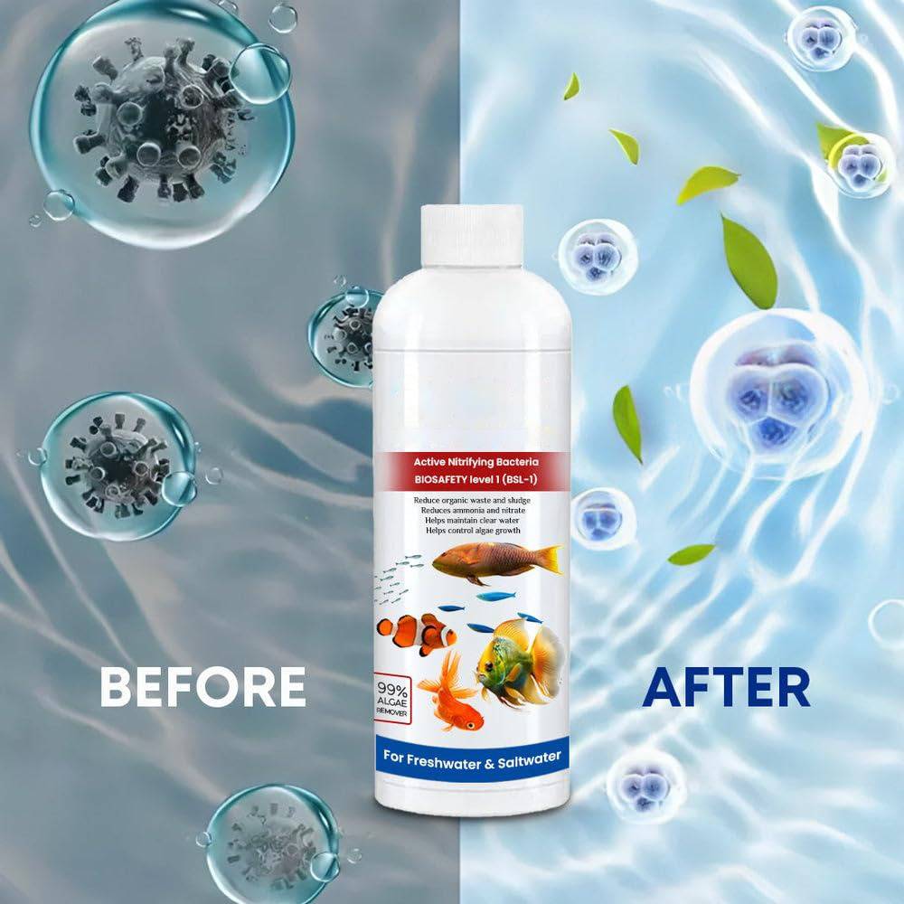 3 Pack Fish Tank Cleaner Liquid - detail