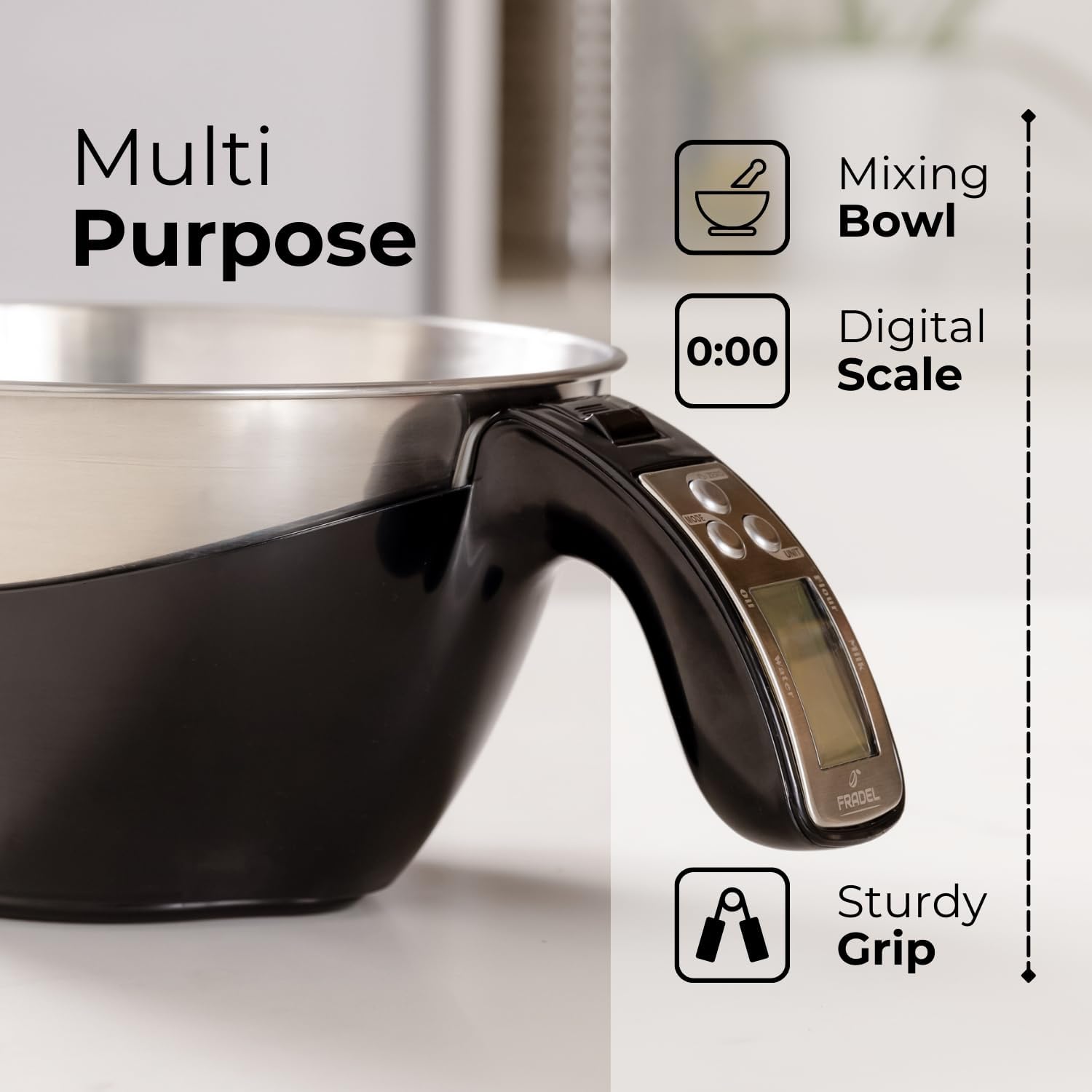 Digital Measuring Cup Scale - alternate angle