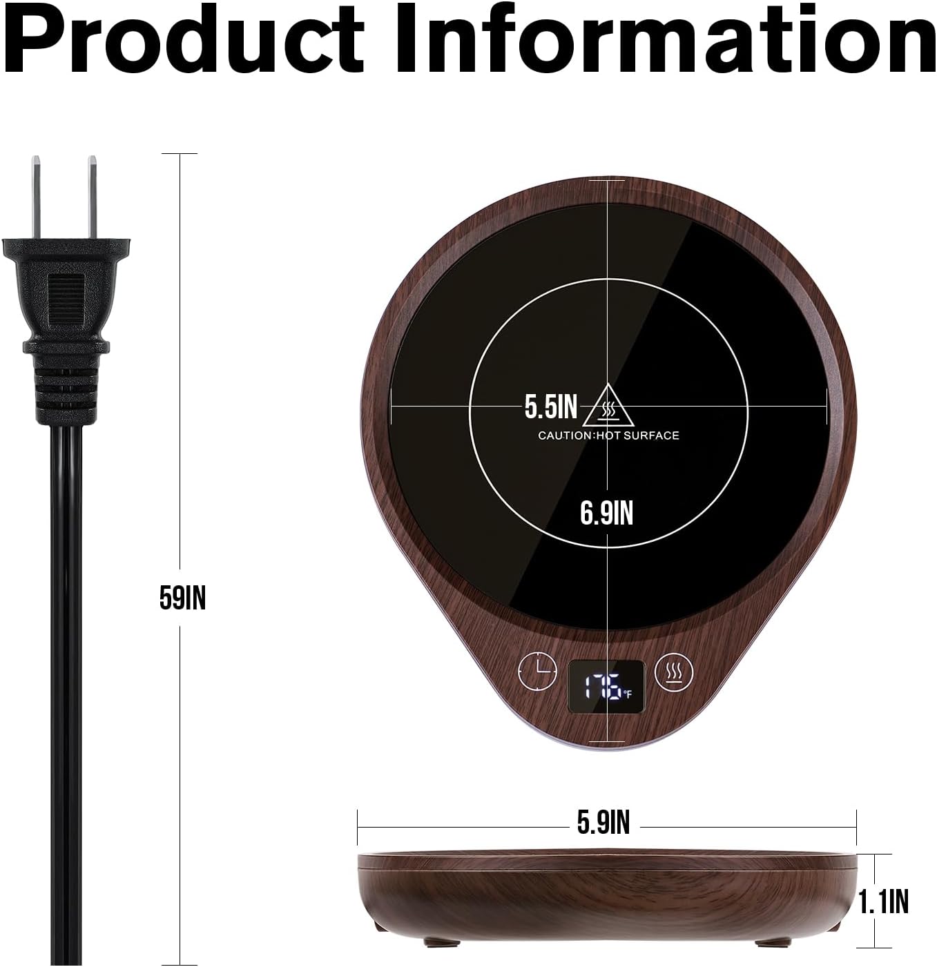 Coffee Mug Warmer Set - detail