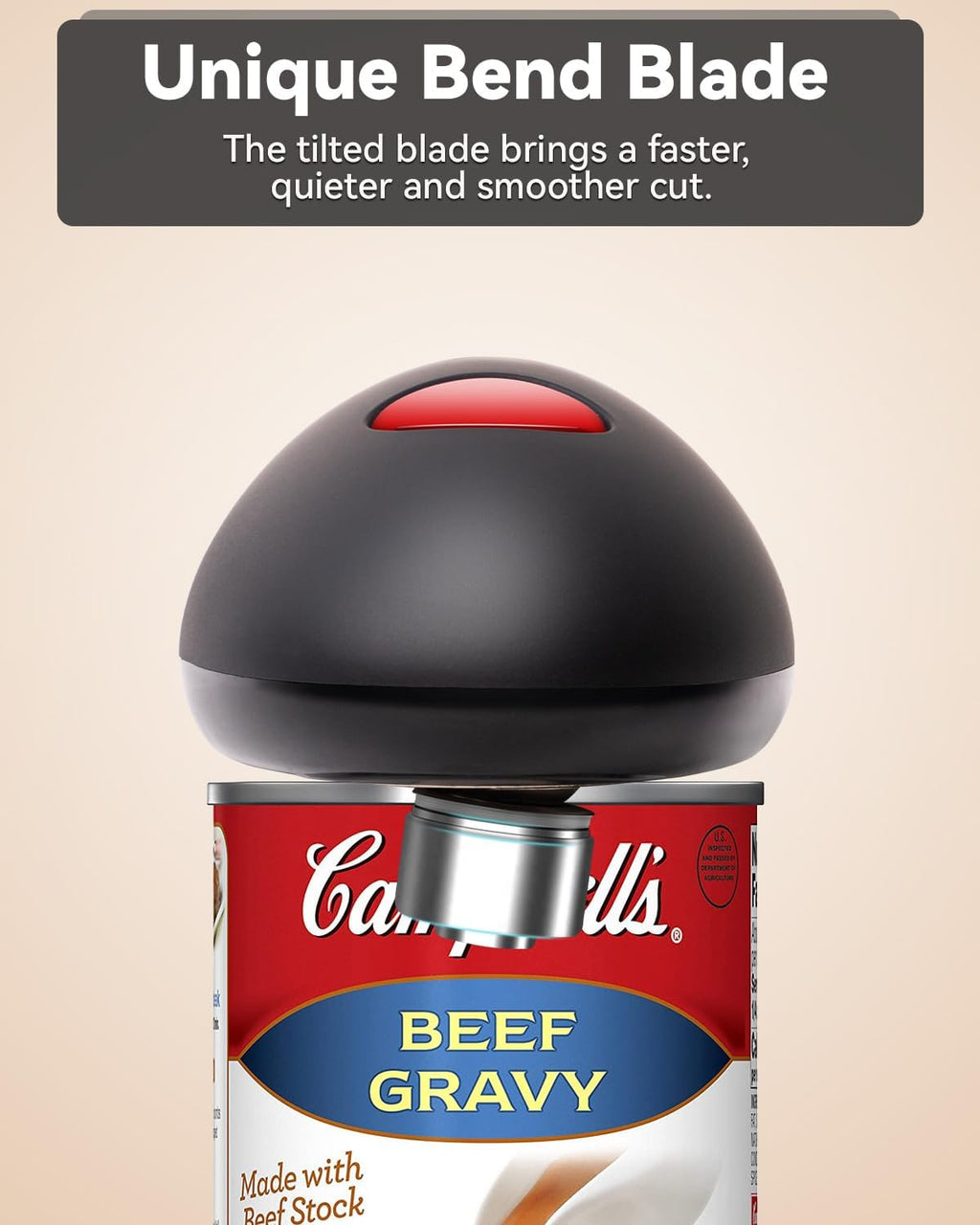 Electric Automatic Can Opener For Kitchen - alternate angle
