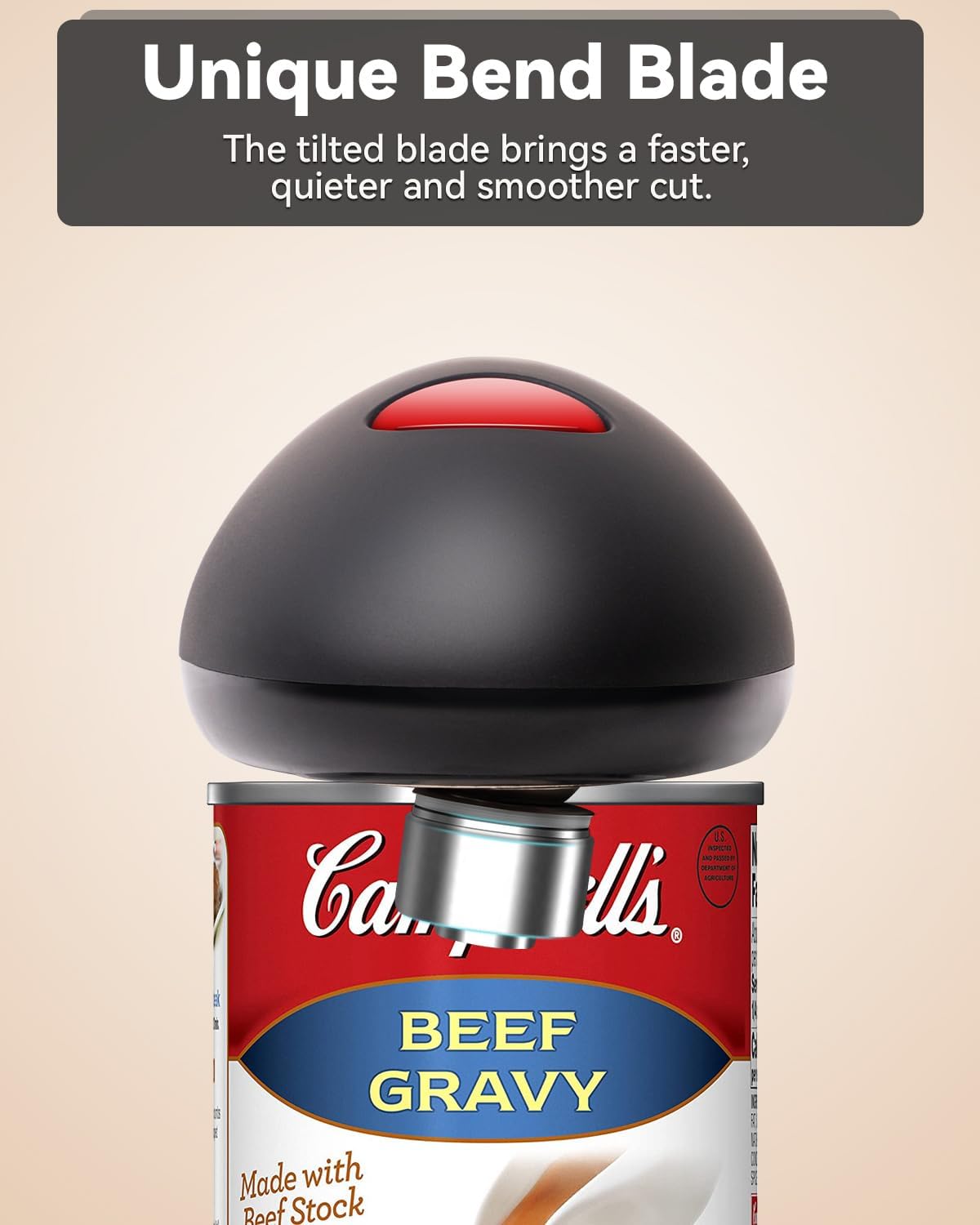 Electric Automatic Can Opener For Kitchen - alternate angle