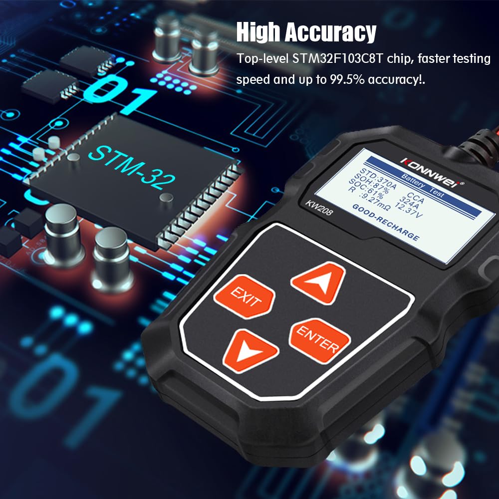 Car Alternator Battery Tester - alternate angle