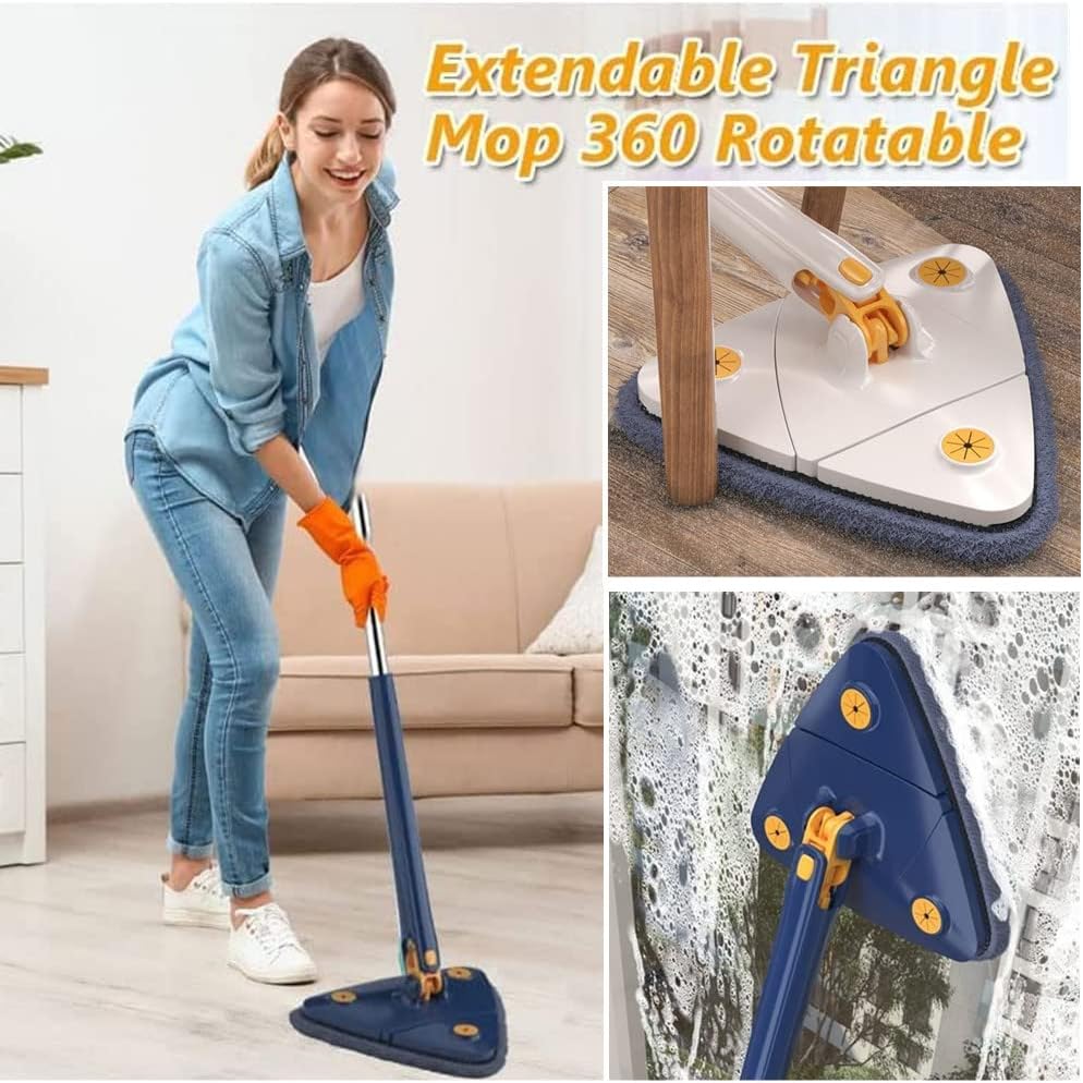 360 degrees Rotating Spin Mop Cleaner for Hard Floors and Tile - in use