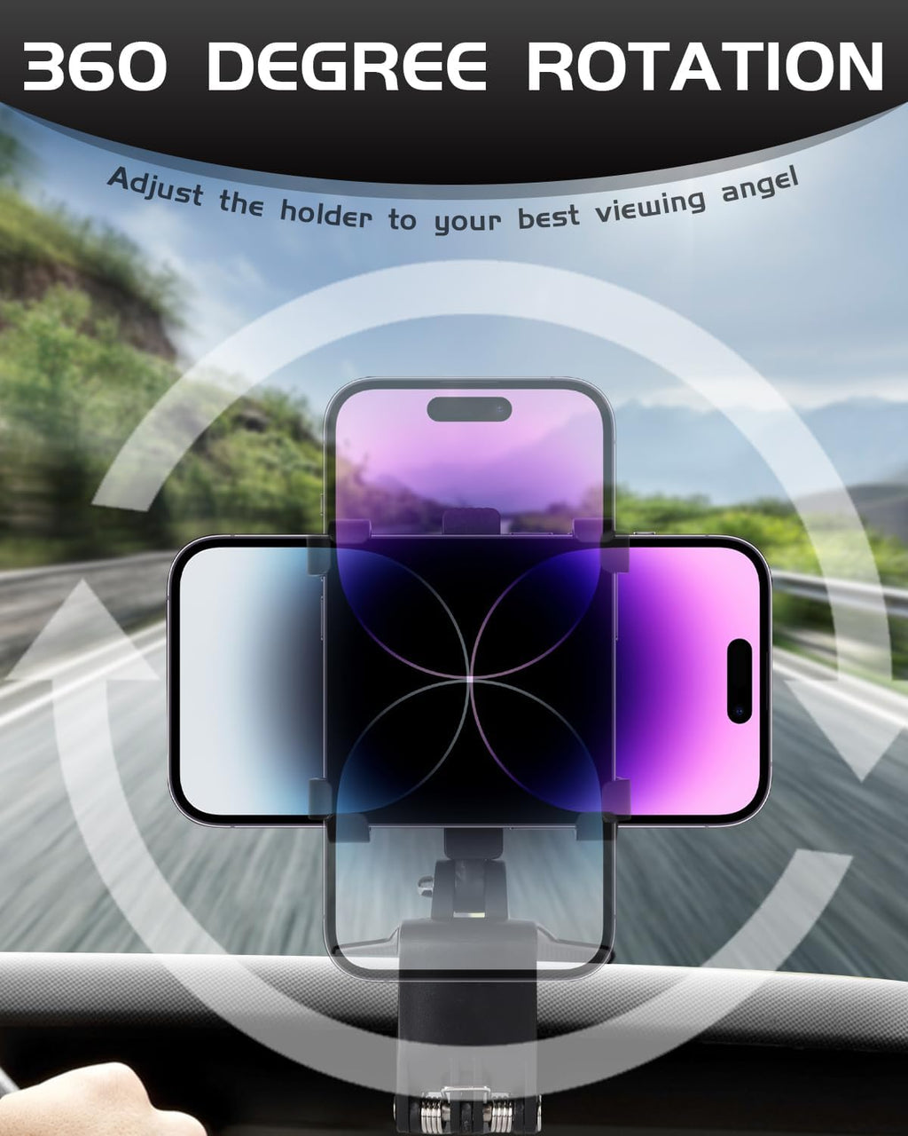 Car Dashboard Phone Holder - alternate angle