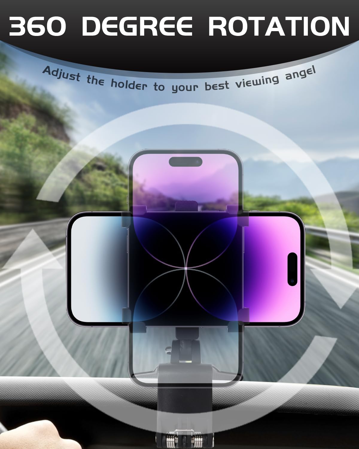 Car Dashboard Phone Holder - alternate angle
