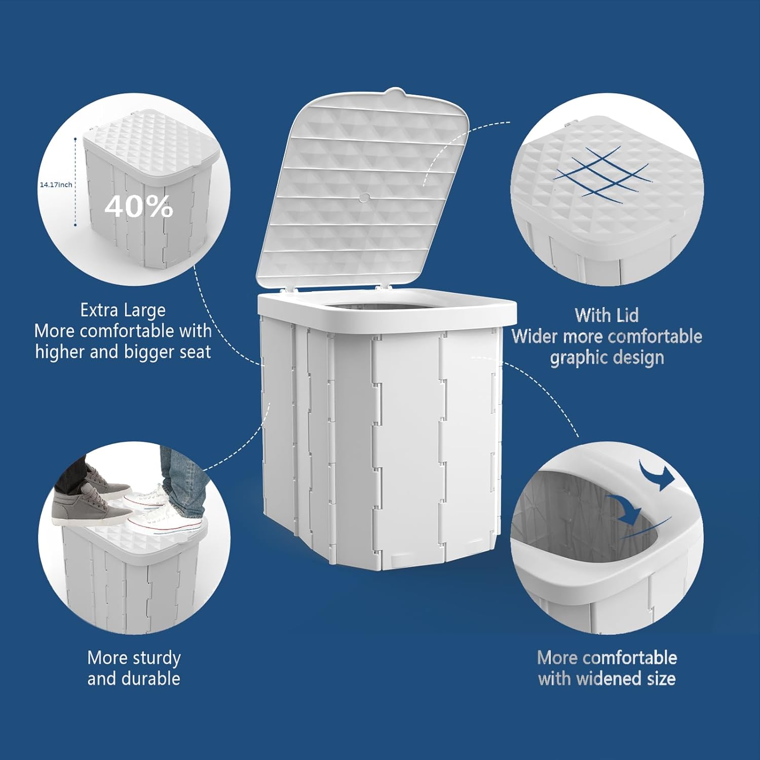 Camping Portable Toilet - detail