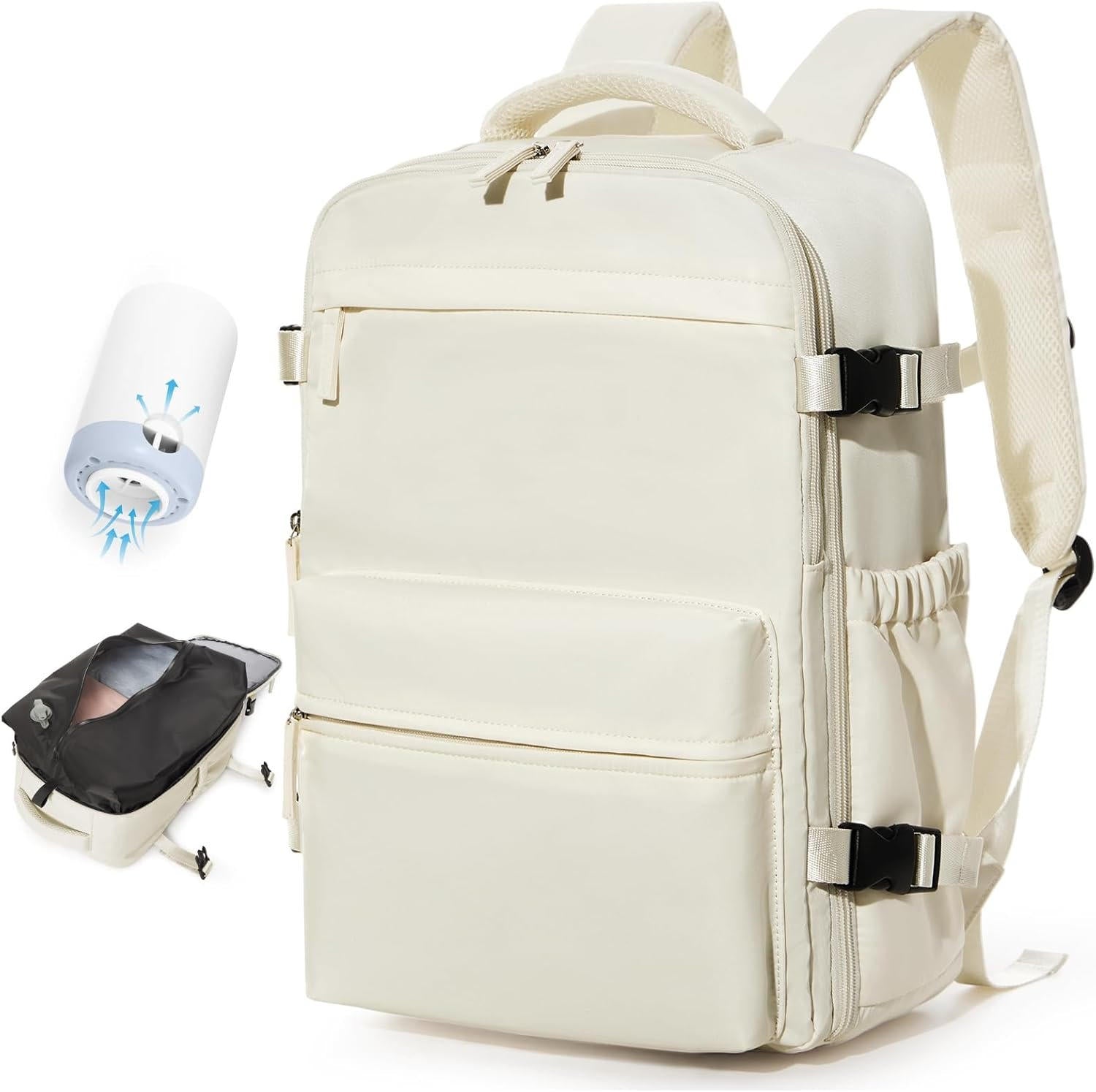 Puchica 15.6" Vacuum Compression Travel Backpack - detail