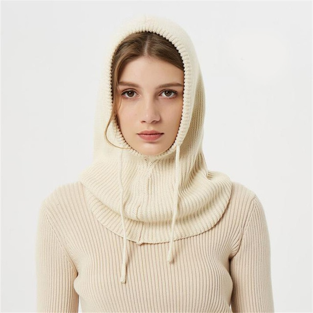 Cashmere Winter Knitted Hat - detail