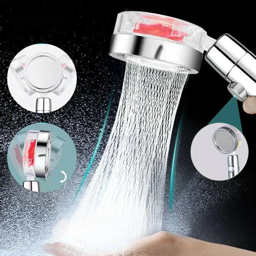 360 degrees Rotatable High-Pressure Shower Head with Adjustable Spray