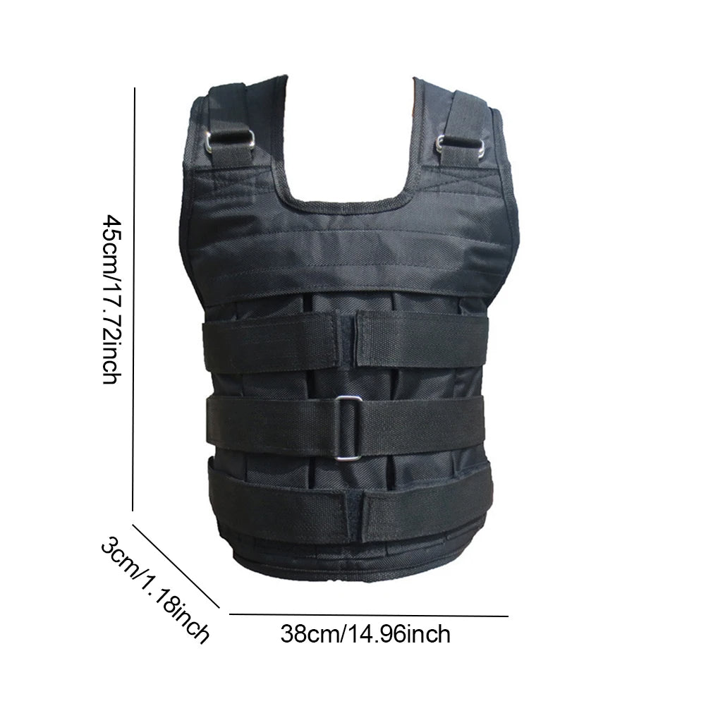Adjustable Weighted Vest for Walking and Running - in use