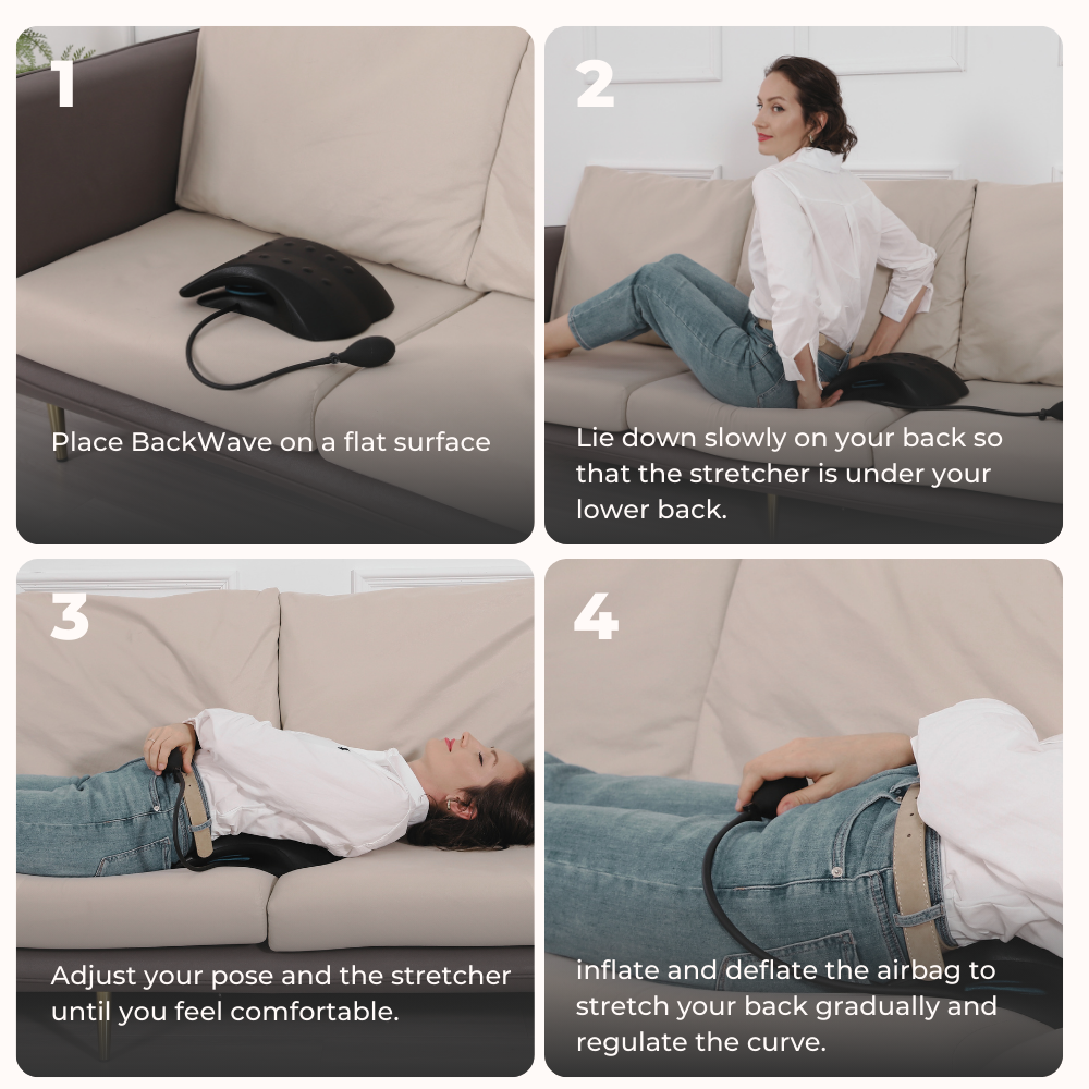 BackWave Massager, Massage, Massager - in use