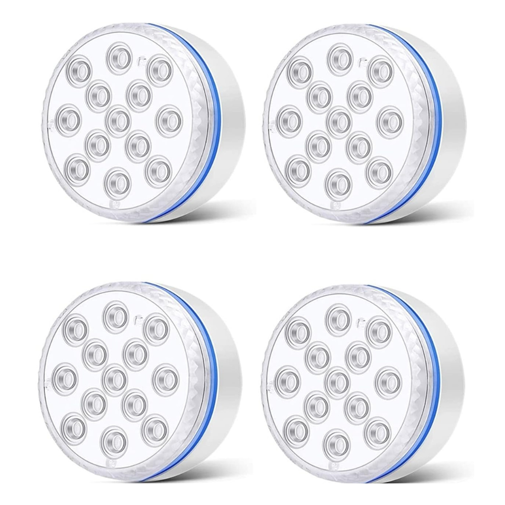 Colorful Submersible LED Pool Party Lights - detail