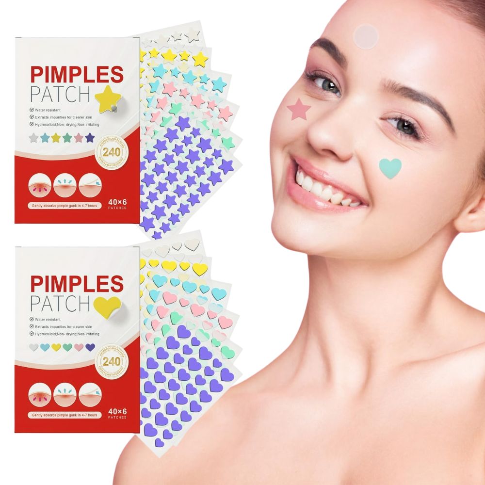 240 Pcs Cute Colorful Pimple Patches - alternate angle