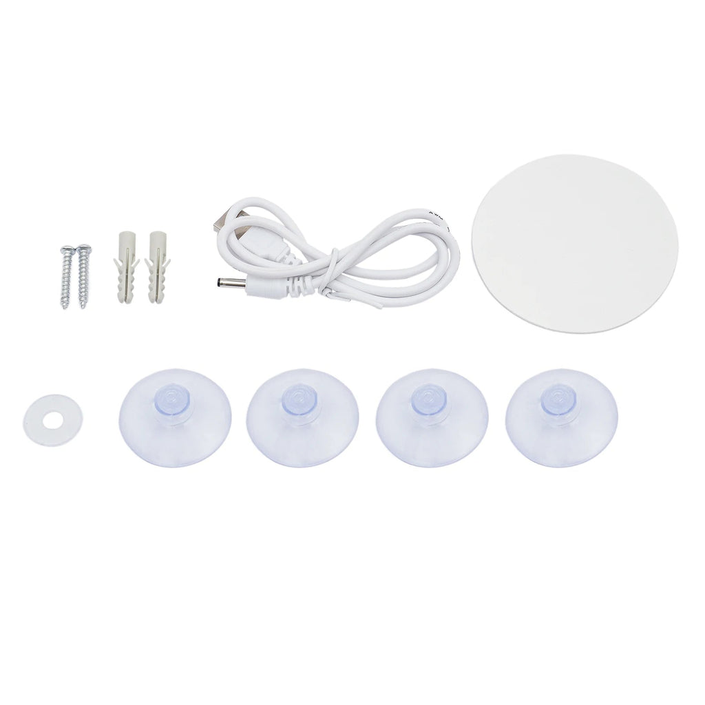 Electric Portable Shower for Camping - in use