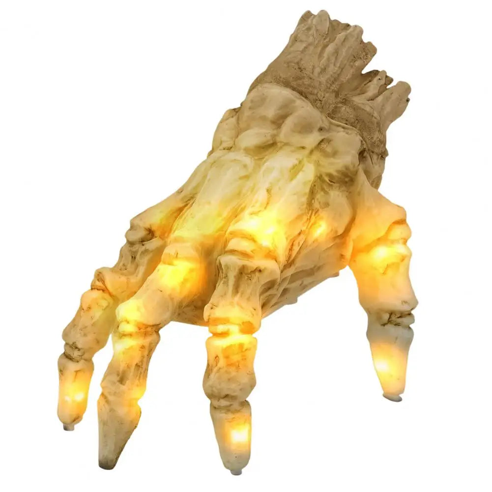 Crawling Skeleton Hand with Lights and Sound - in use