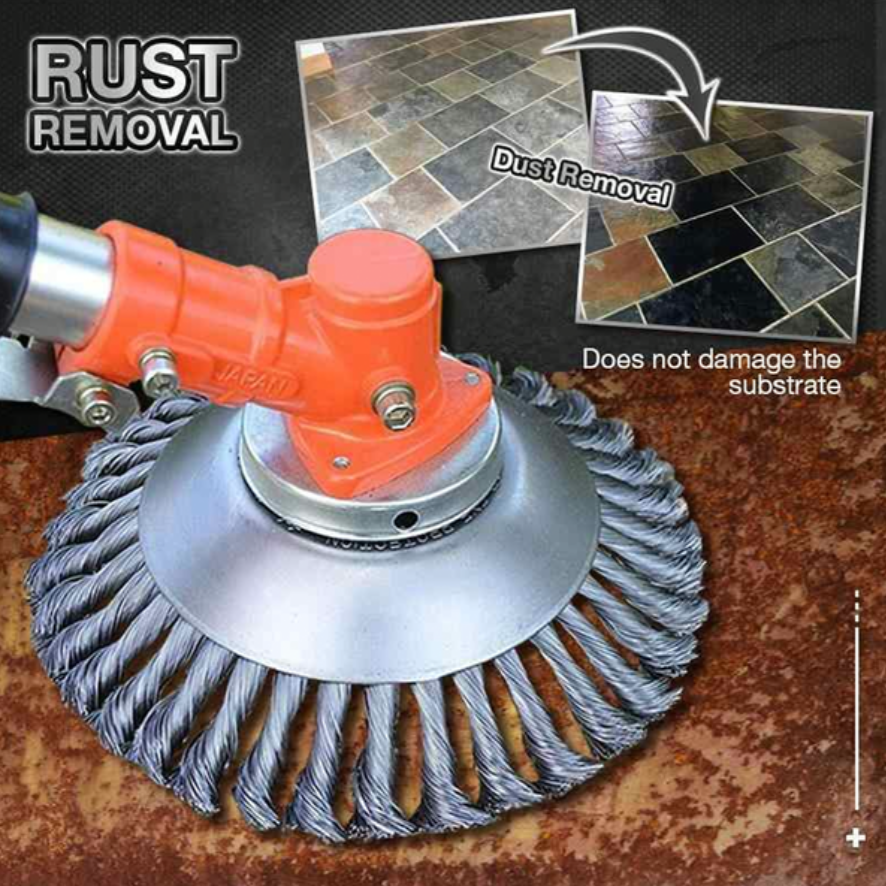 Carbon Steel Weed Brush & Trimmer - alternate angle
