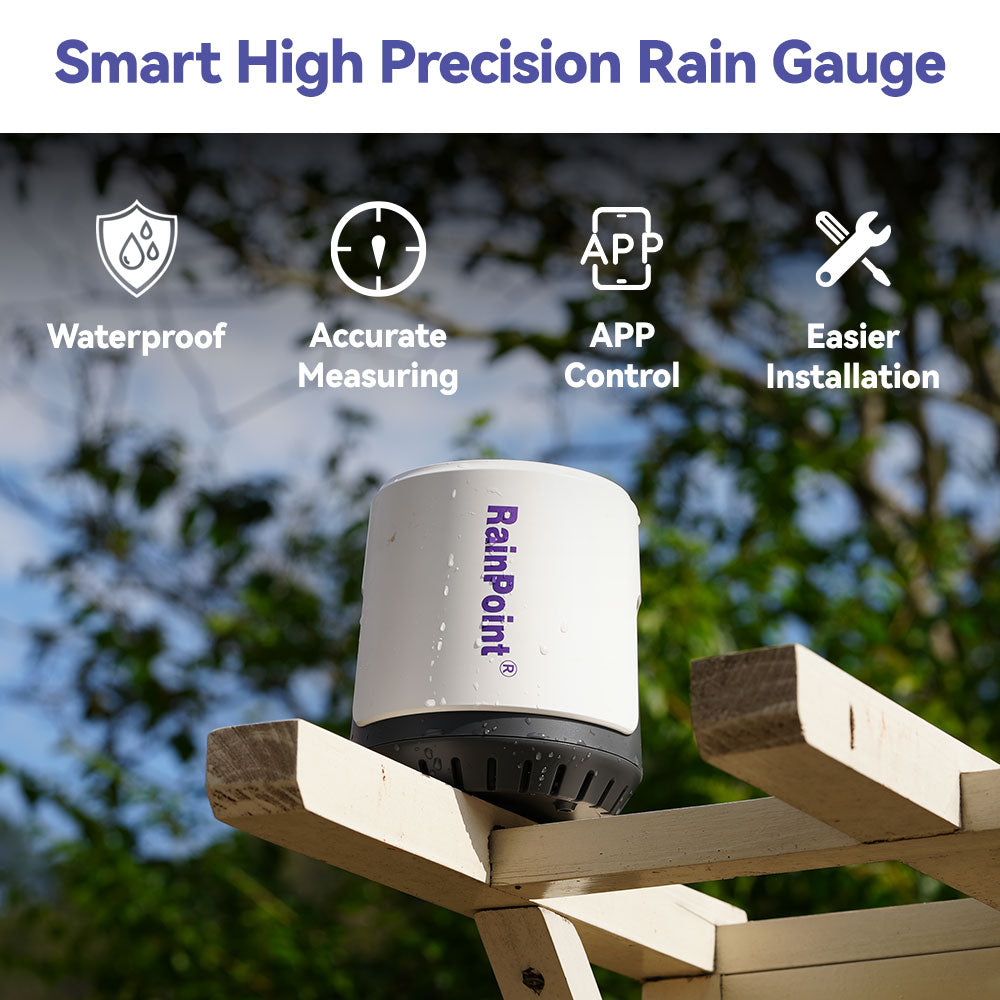 Rainpoint Wireless WiFi Rain Gauge (Hub Required), Wireless - detail