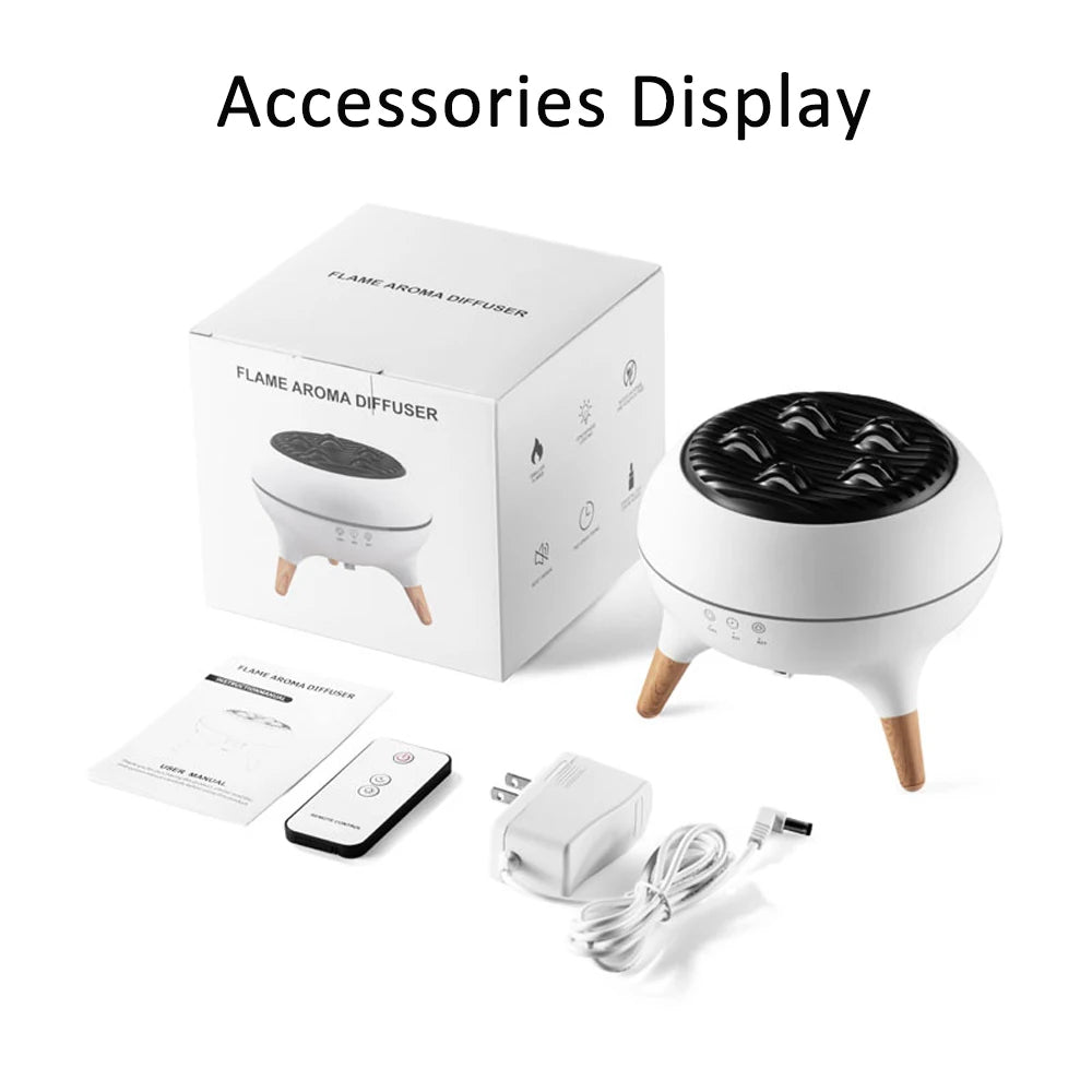Dynamic Jellyfish Flame Aroma Diffuser - alternate angle