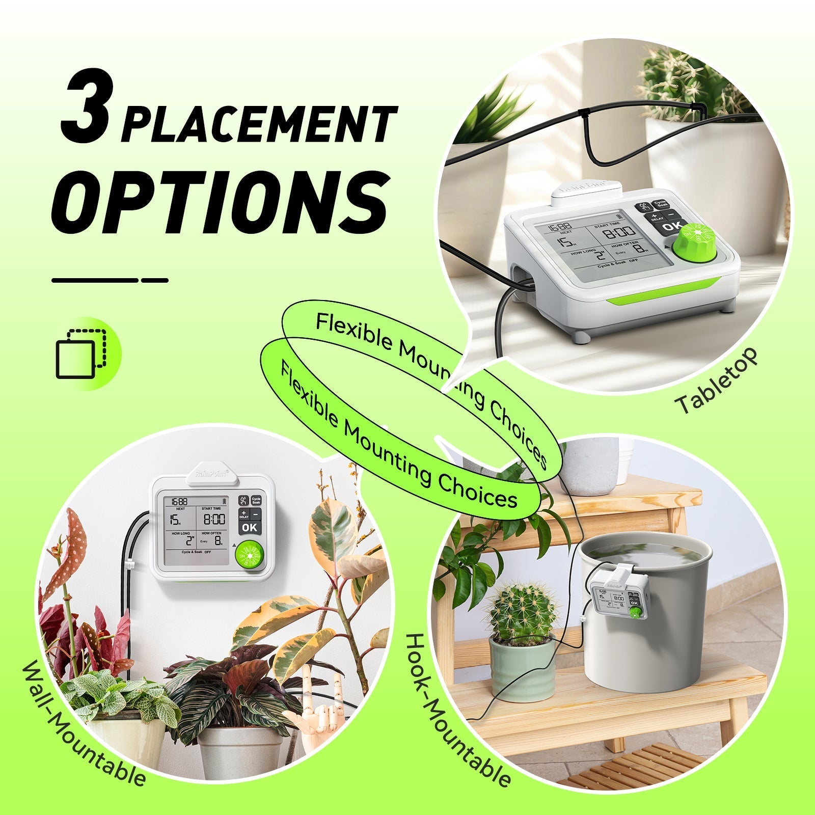 Rainpoint Automatic Plant Watering System With Large Display, Automatic