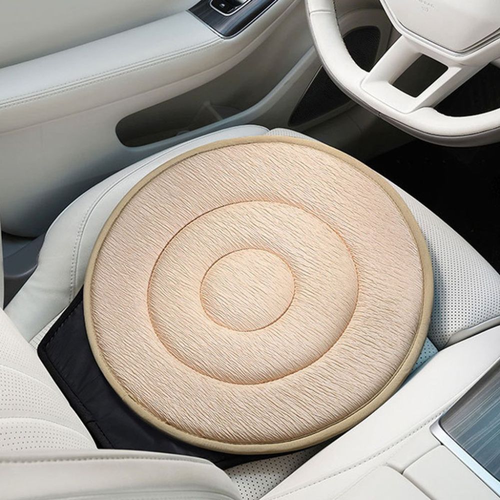 Cozy 360 degree Car Swivel Chair Pad - in use