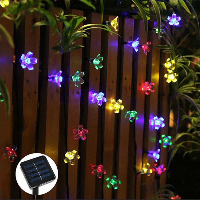 Solar Cherry Blossom Lights All Weatherproof - detail