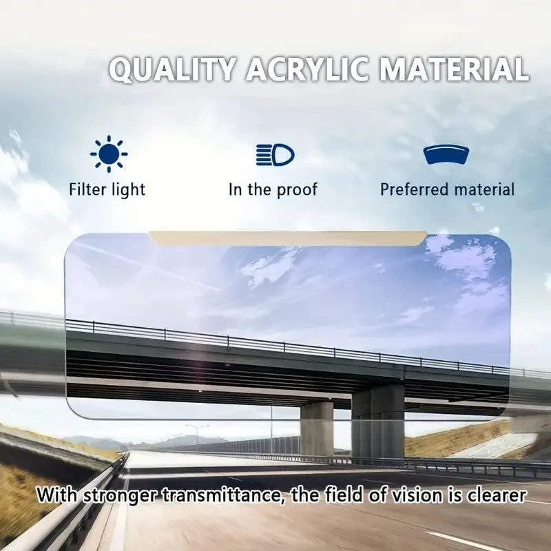 Anti-Glare Car Sun Visor Extender - alternate angle