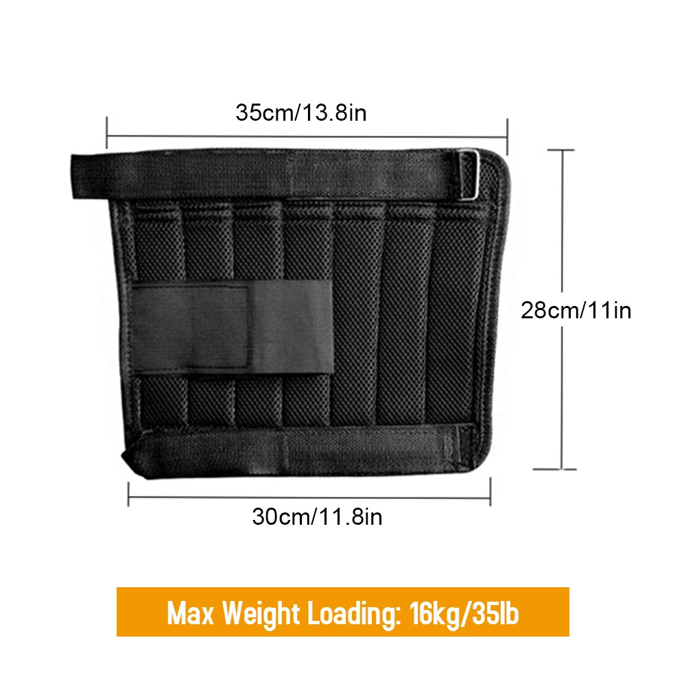 Adjustable Exercise Ankle Weights - in use