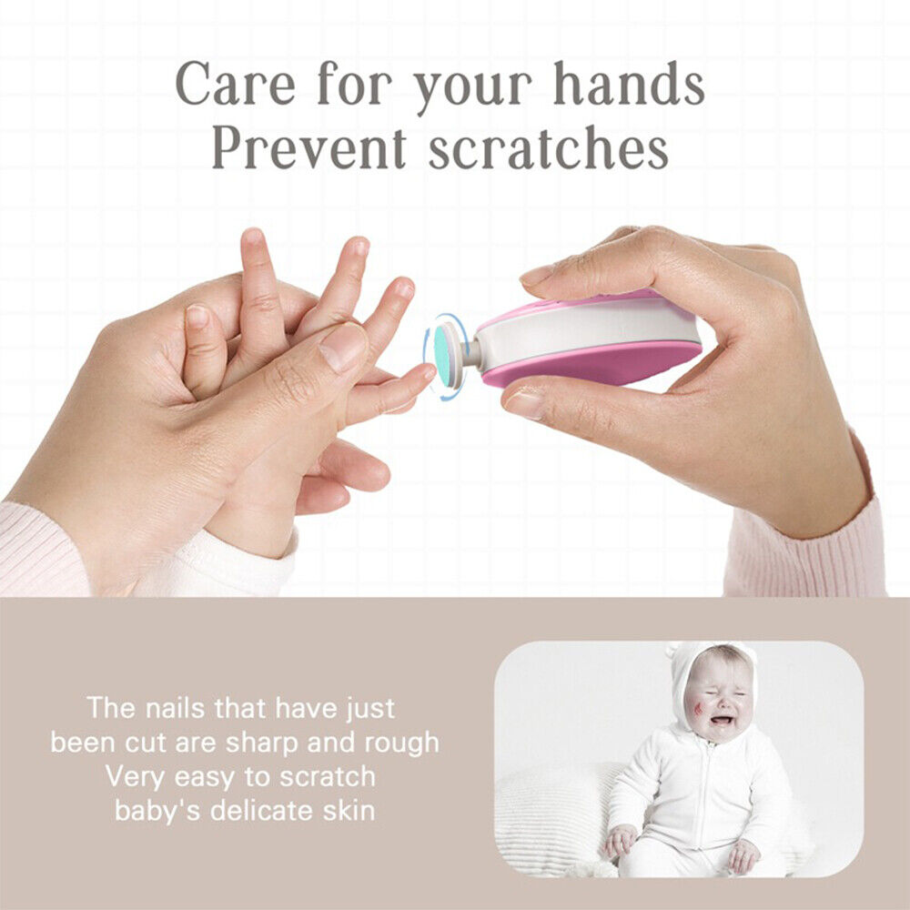 Baby Nail Trimmer with 6 Grinding Heads - alternate angle