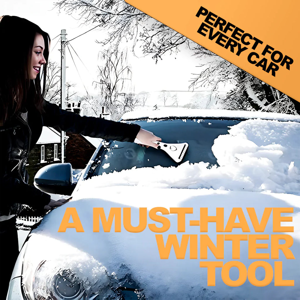 Electric Heated Ice Scraper - alternate angle