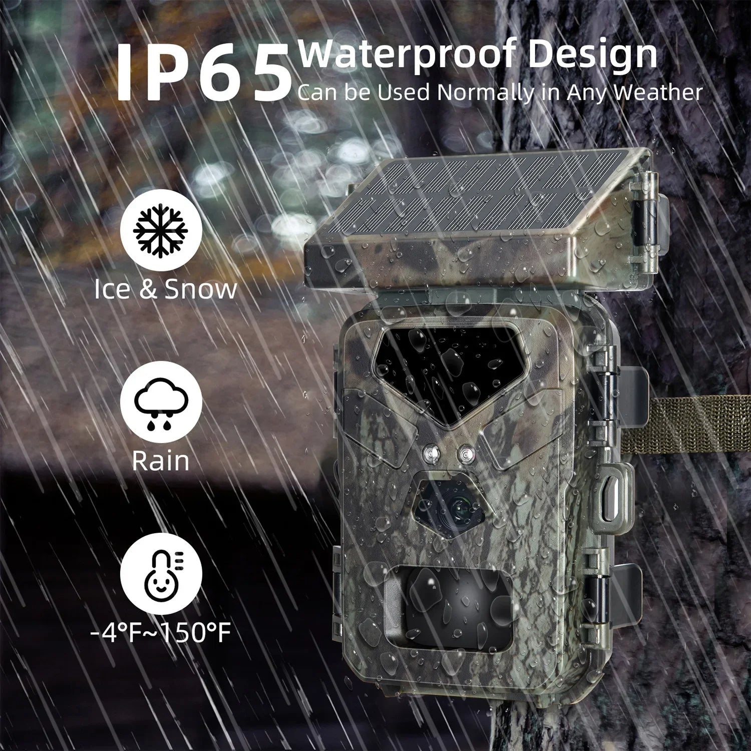 Compact Solar Powered Trail Camera - detail