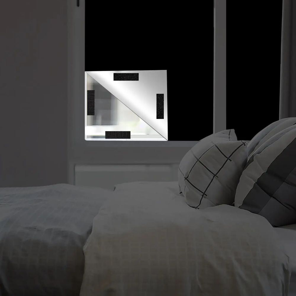 Adhesive Blackout Sun Blocking Window Cover Shade - detail