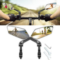 Wide-Angle Handlebar Bike Mirrors (2-Pack)