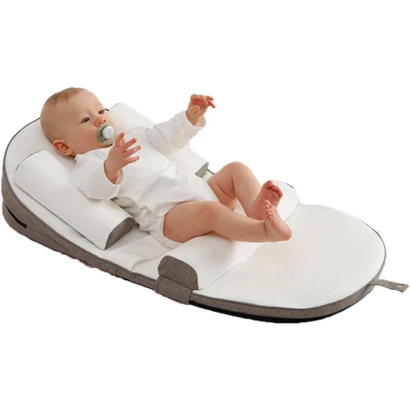 Baby Wedge Side Sleeping Pillow Bed Reflux Anti Roll Newborn Bed - alternate angle